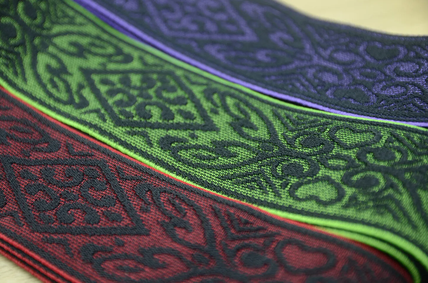 2 inch 50mm Wide Embroidery Jacquard Elastic Band - 1 Yard