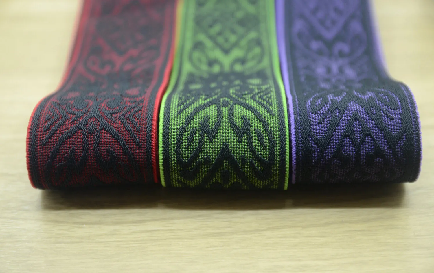 2 inch 50mm Wide Embroidery Jacquard Elastic Band - 1 Yard