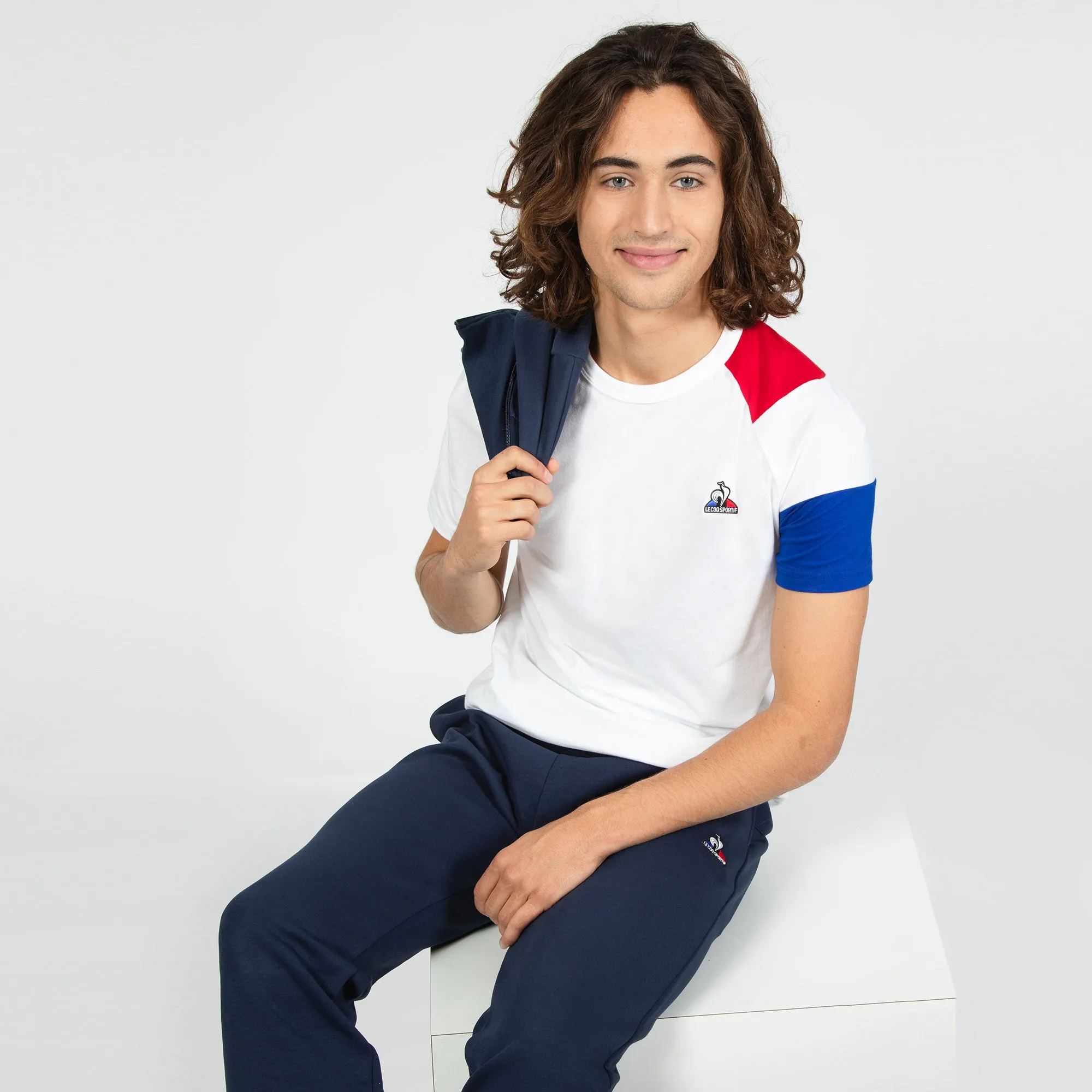 2210554-BAT Tee SS N°1 M n.o.w/b.electro/rouge e | T-shirt Unisexe