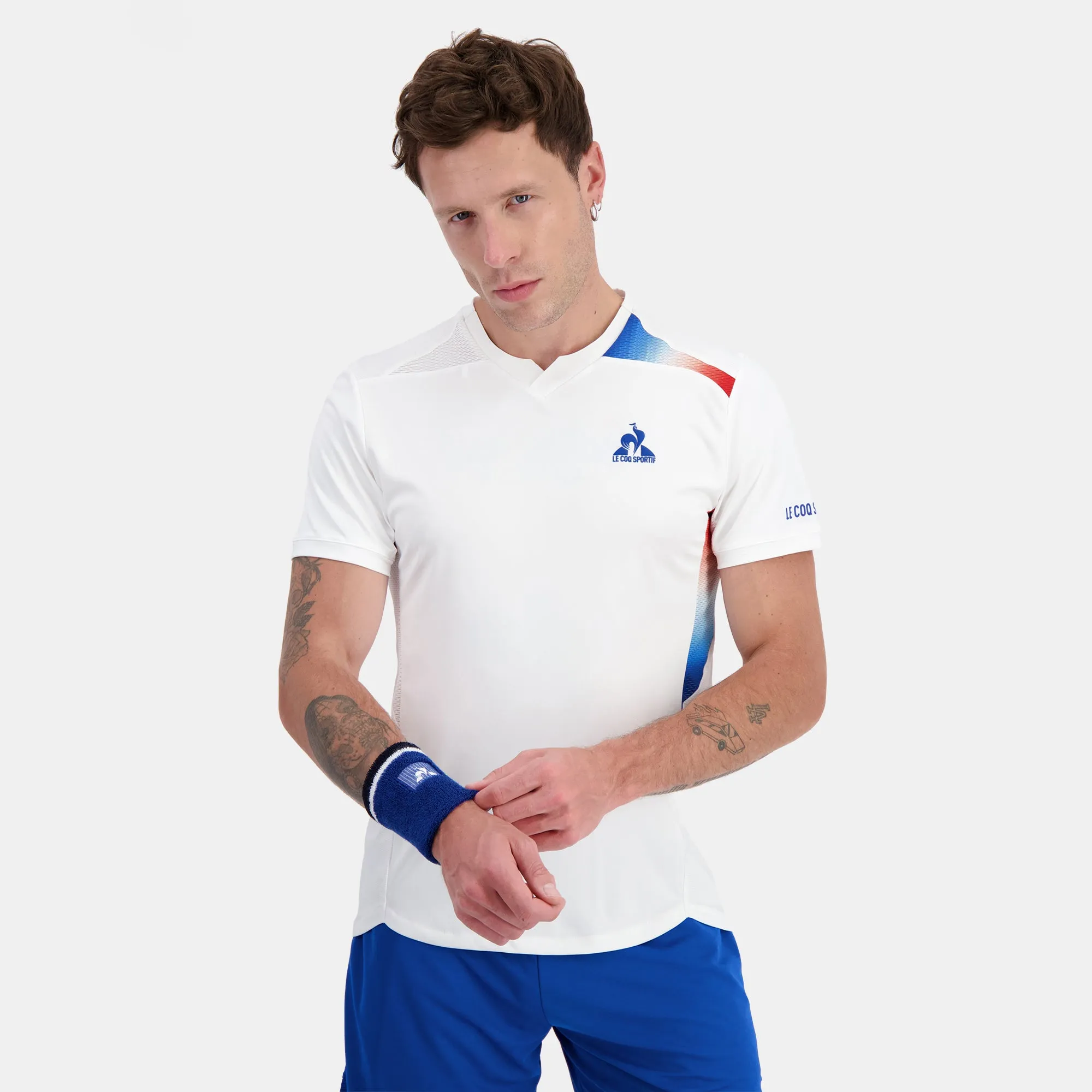 2410517-TENNIS PRO Tee SS 24 N°1 M new optical w | T-shirt Homme
