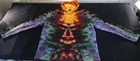 3X Glitch Variation Ice Dye Tie Dye on a Lightweight Hooded Gildan Softstyle Lightweight Hooded** Long Sleeve Shirt Read Description