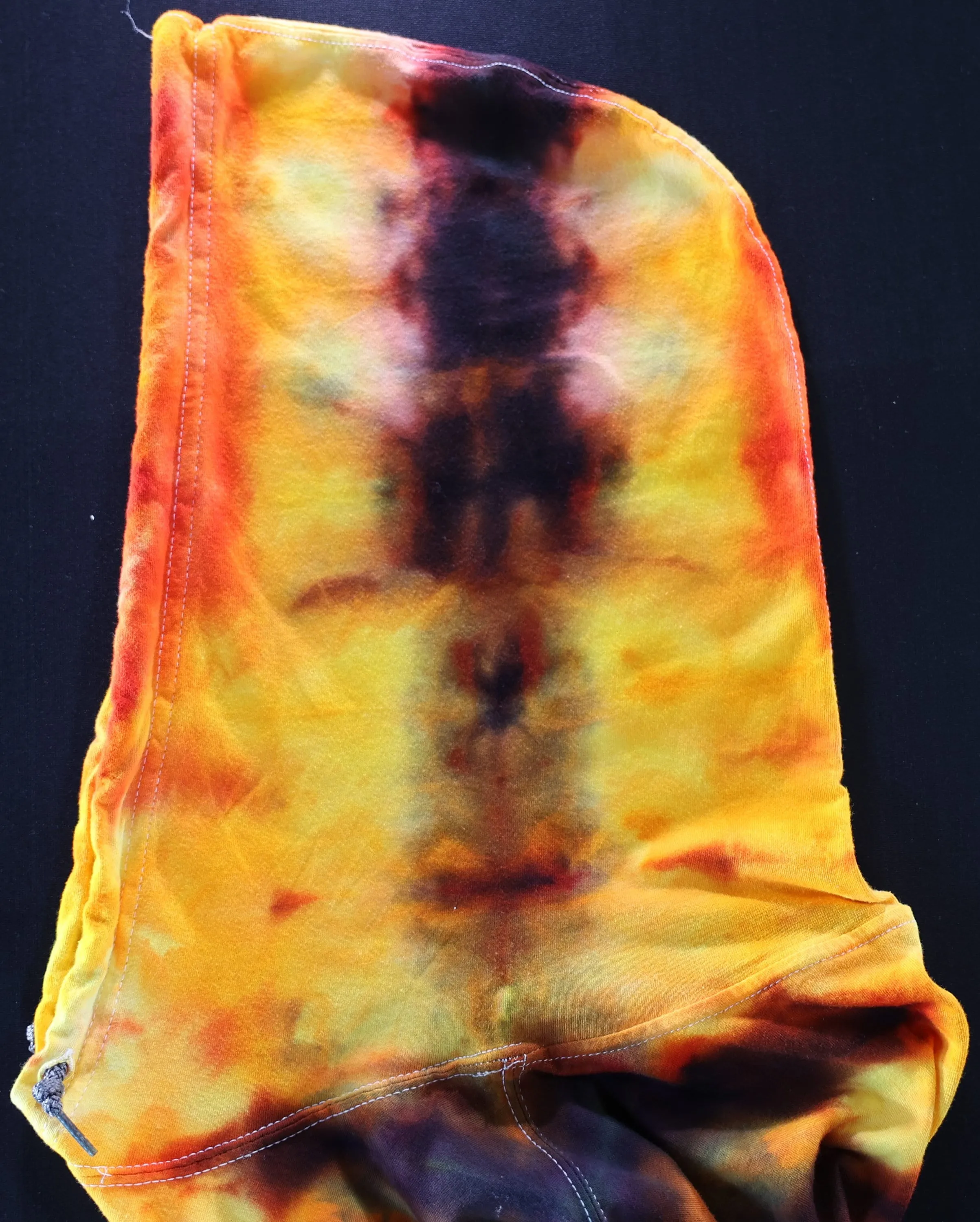 3X Glitch Variation Ice Dye Tie Dye on a Lightweight Hooded Gildan Softstyle Lightweight Hooded** Long Sleeve Shirt Read Description