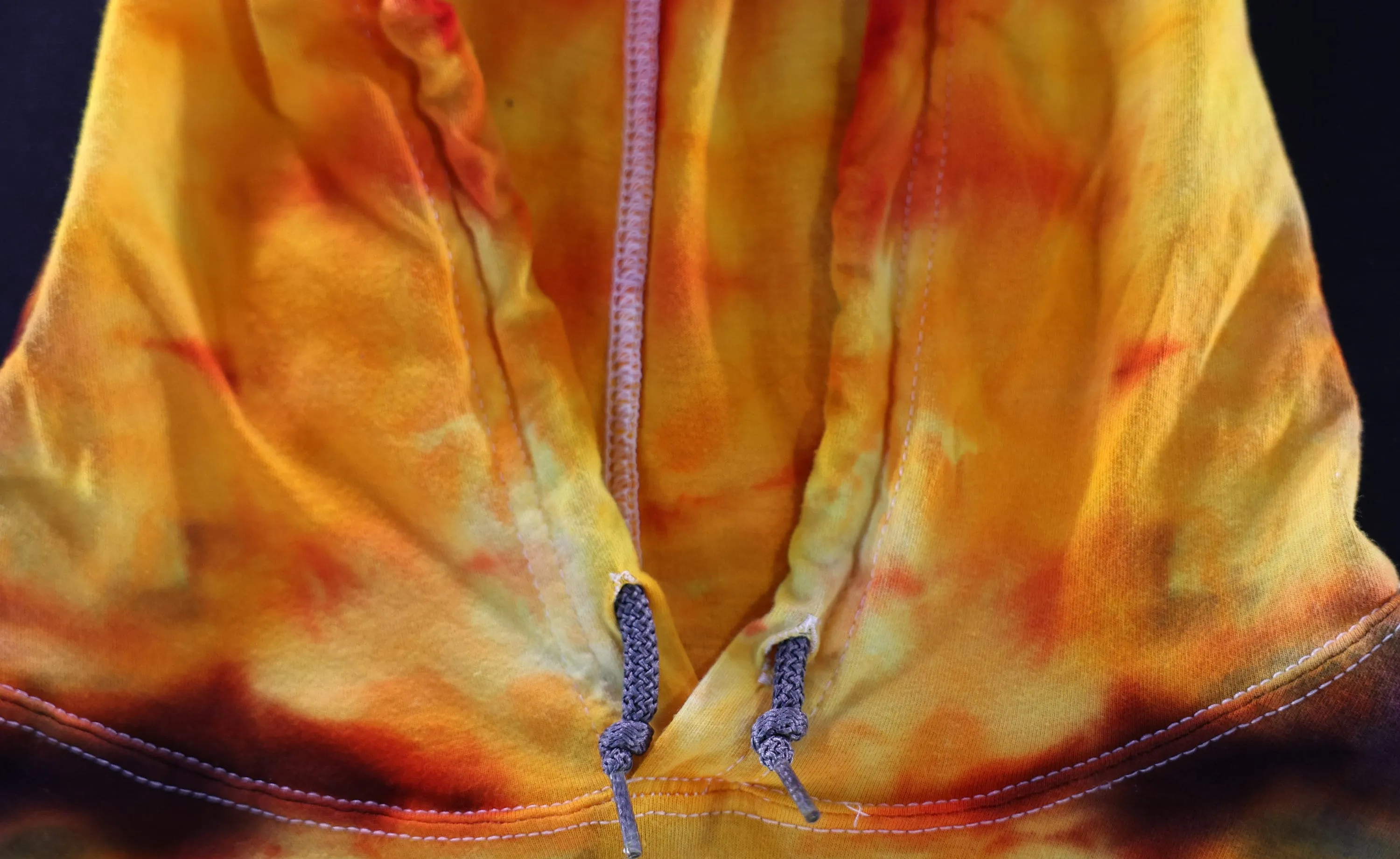3X Glitch Variation Ice Dye Tie Dye on a Lightweight Hooded Gildan Softstyle Lightweight Hooded** Long Sleeve Shirt Read Description