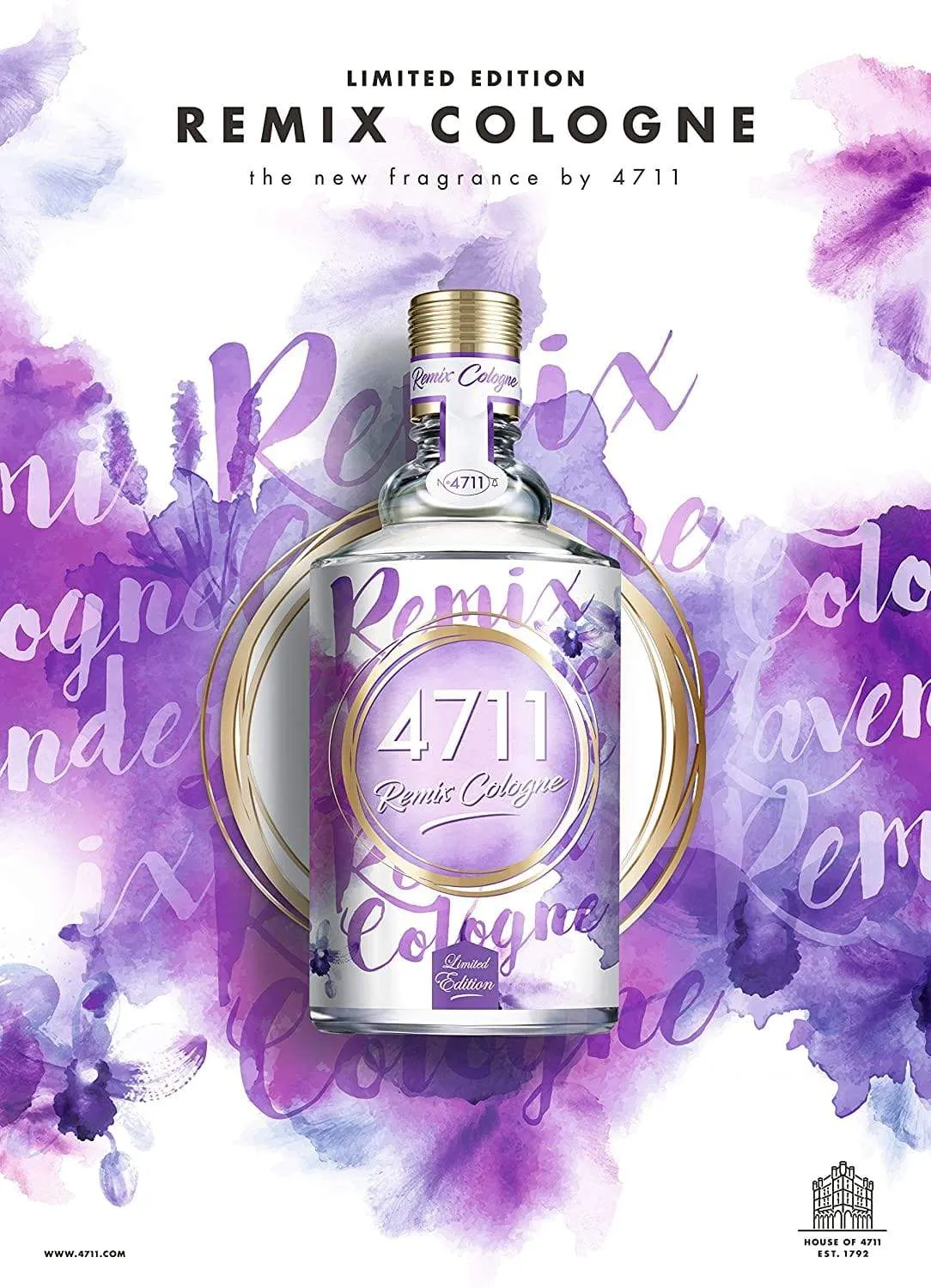 4711 Remix Collection Lavender EDC NS 100ml - FSE-7573