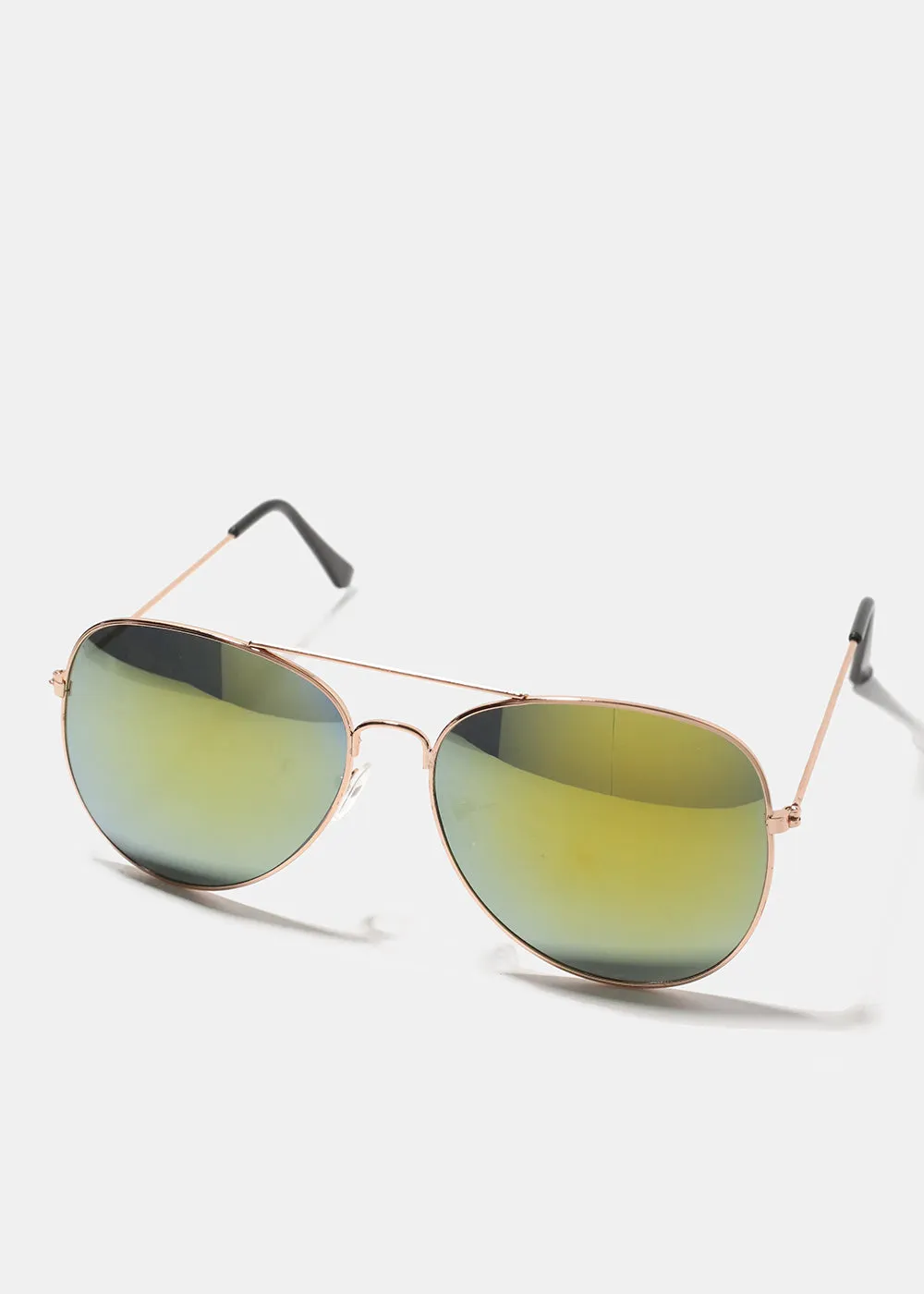 A  Retro Reflective Aviator Sunglasses