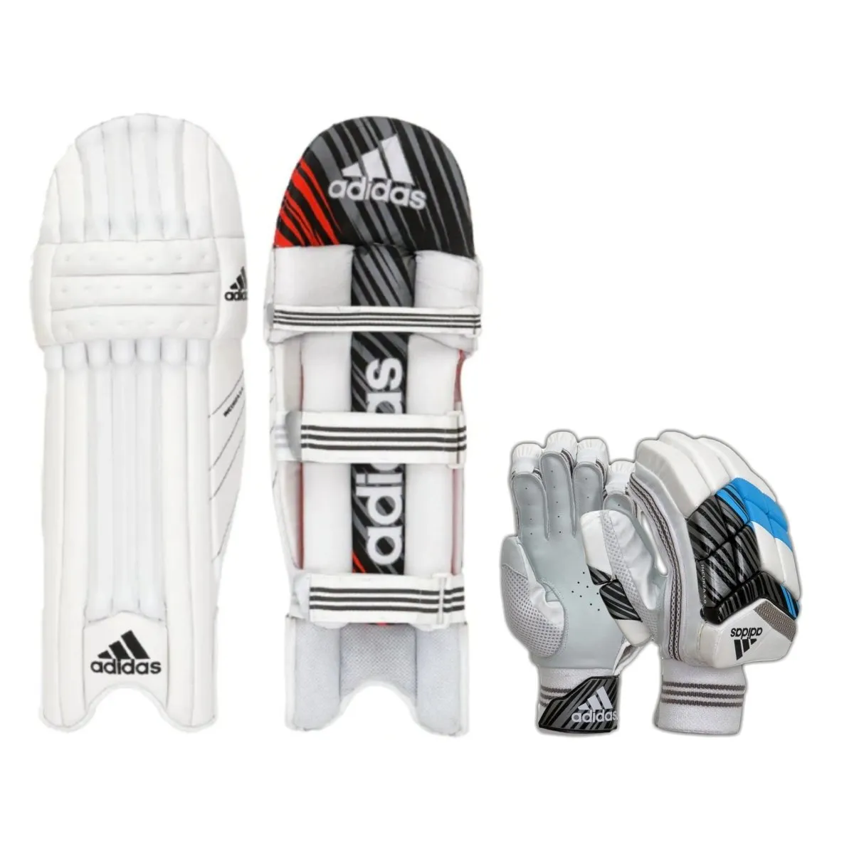 Adidas Incurza 3.0 Batting Pads   Adidas Incurza 4.0 Batting Gloves Junior Combo