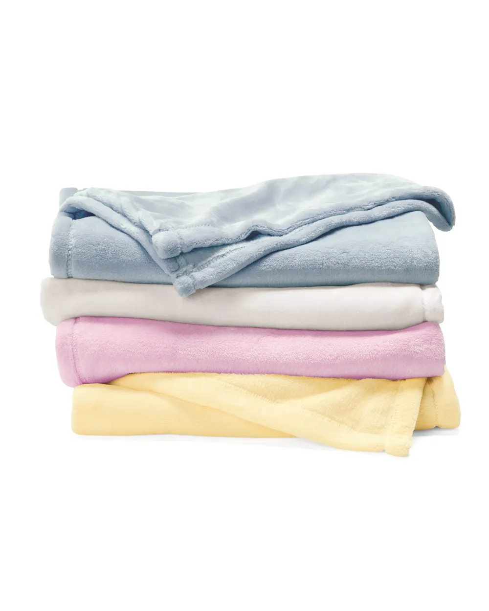 Alpine Fleece 8722 Mink Touch Luxury Baby Blanket - 30 in W x 40 in L