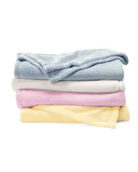 Alpine Fleece 8722 Mink Touch Luxury Baby Blanket - 30 in W x 40 in L