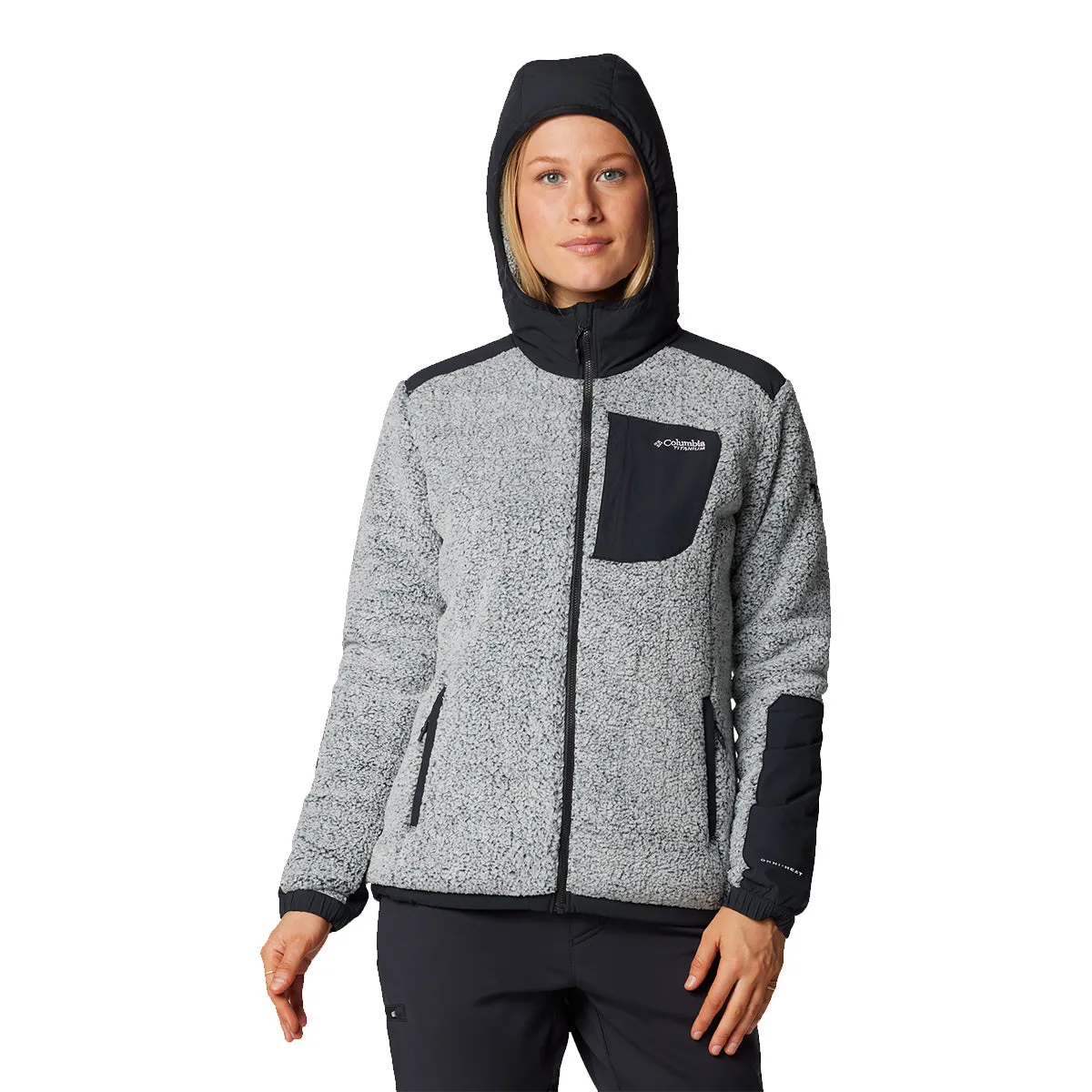 White Arctic Crest™ Full-Zip Sherpa Jacket