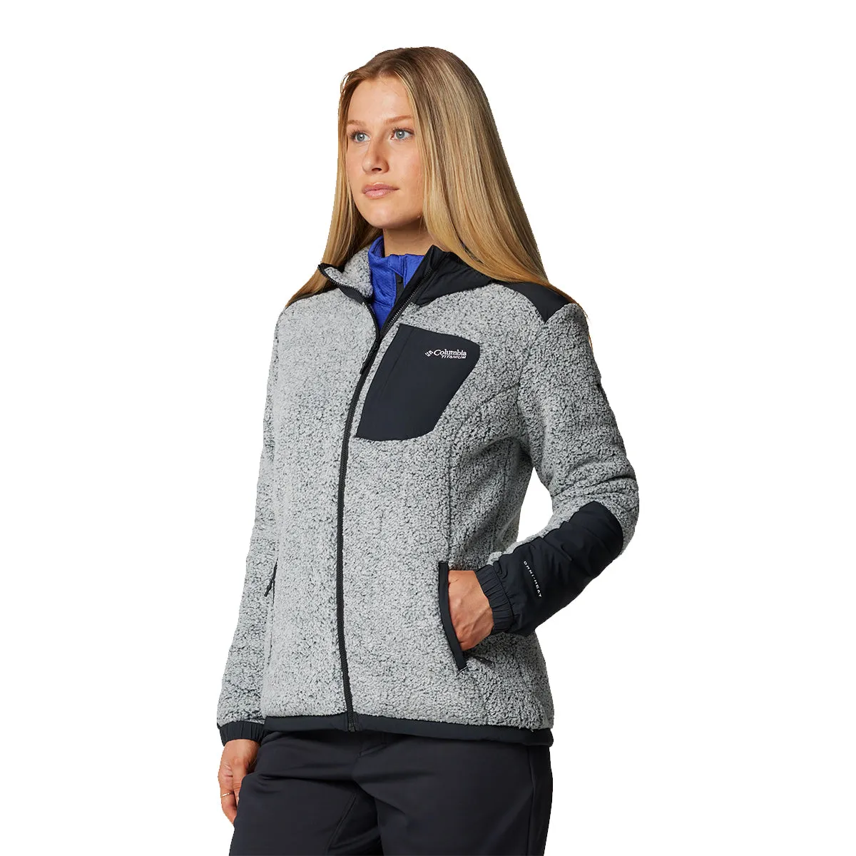 White Arctic Crest™ Full-Zip Sherpa Jacket