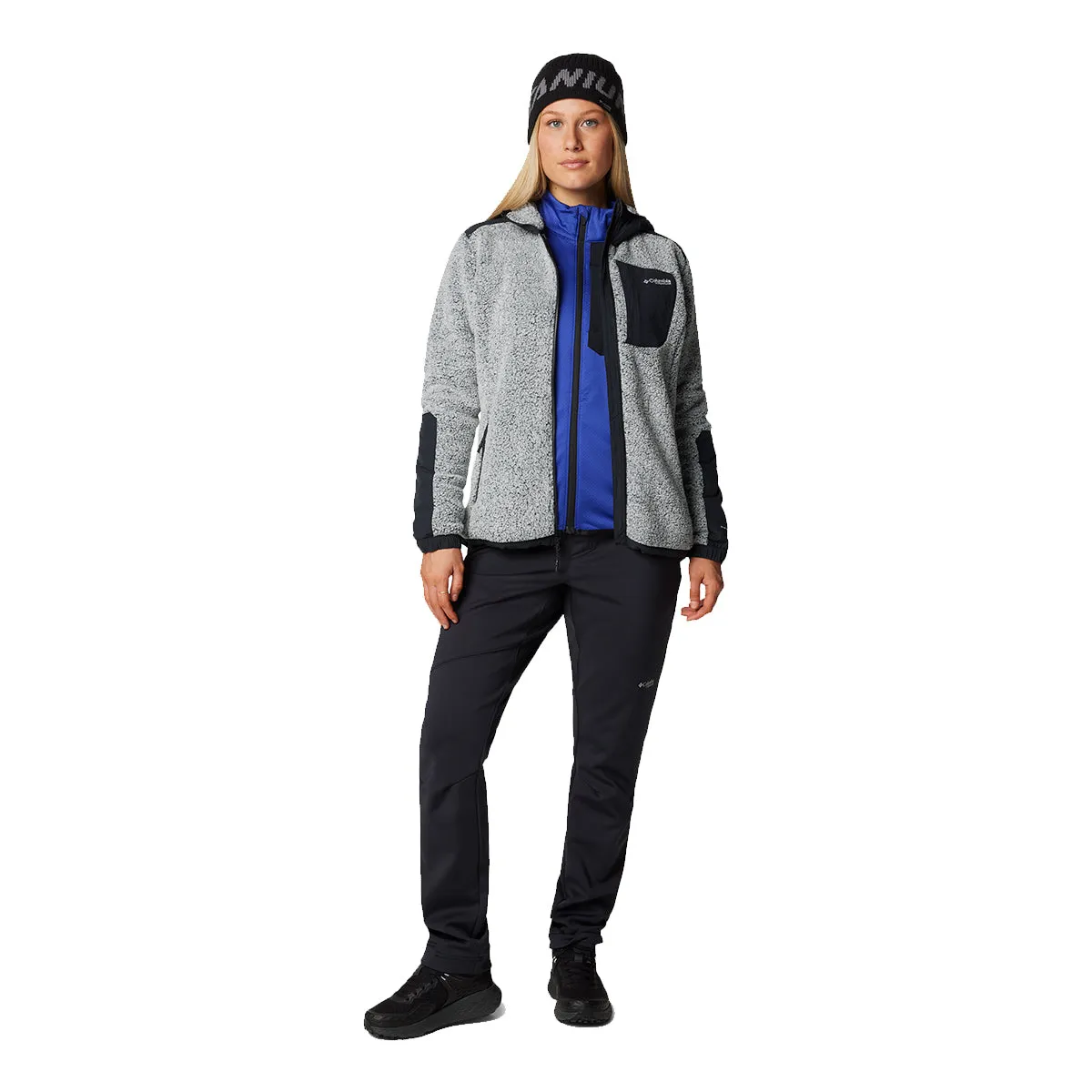White Arctic Crest™ Full-Zip Sherpa Jacket