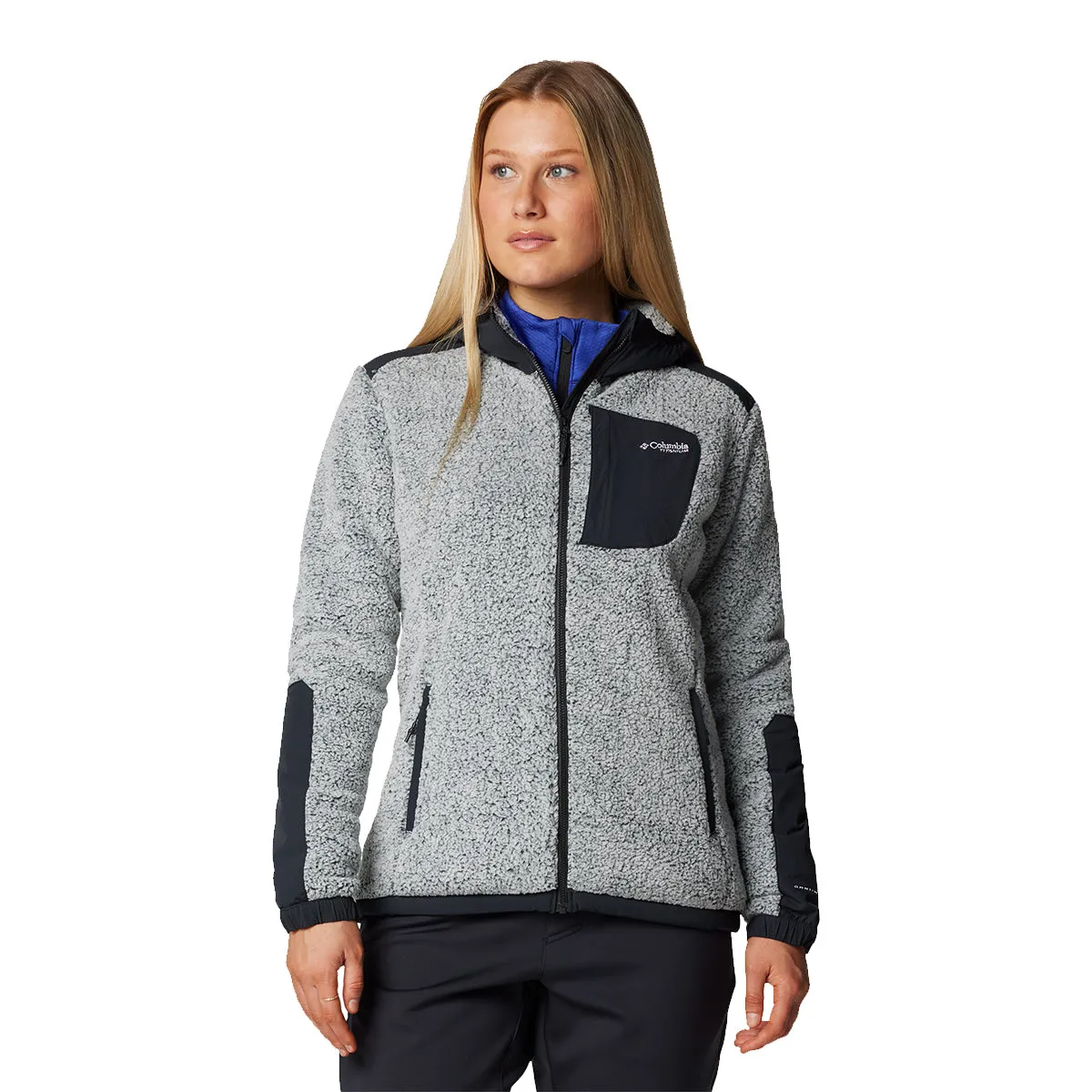 White Arctic Crest™ Full-Zip Sherpa Jacket