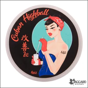Ariana and Evans Cuban Highball Artisan Shaving Soap, 4oz - Kaizen 2e Base