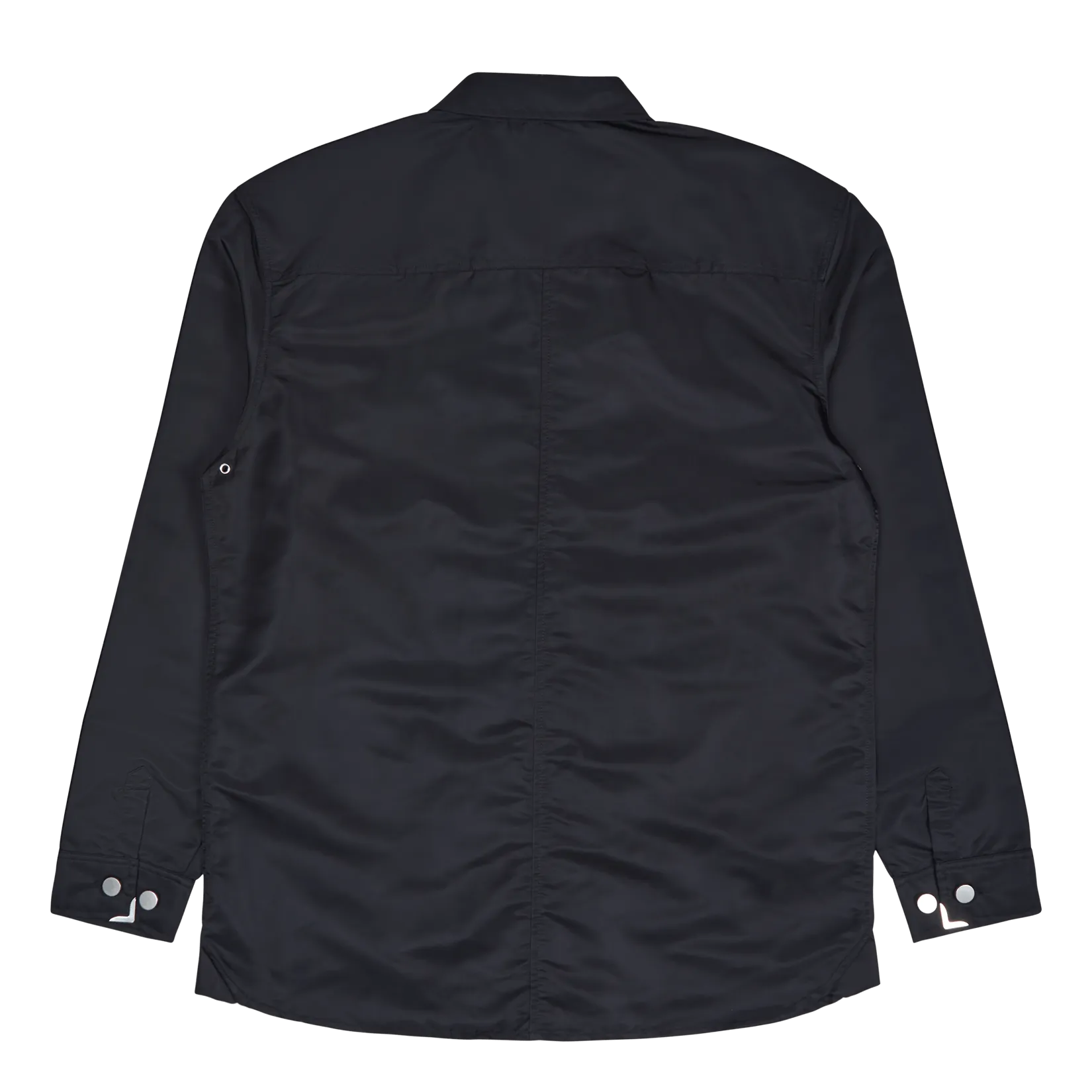 Army Zip Overshirt Black