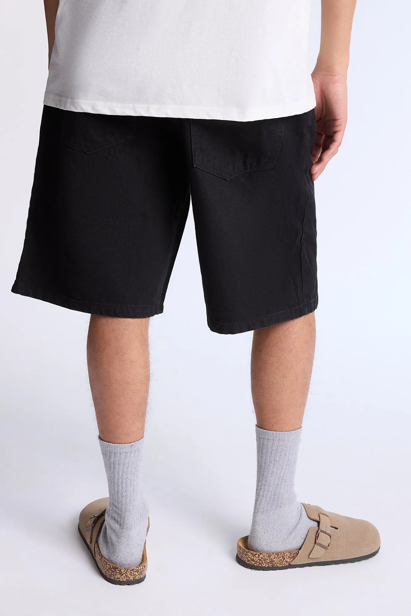 Arsenic Mens Loose Fit Denim Shorts