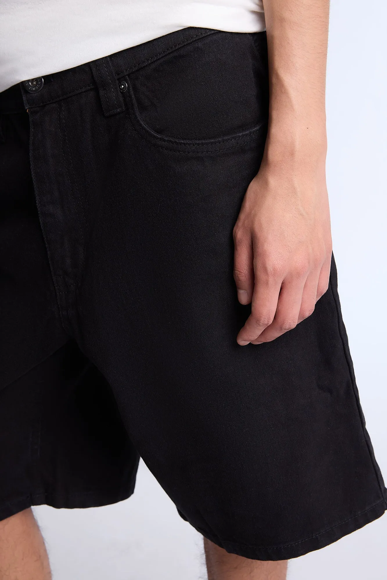Arsenic Mens Loose Fit Denim Shorts