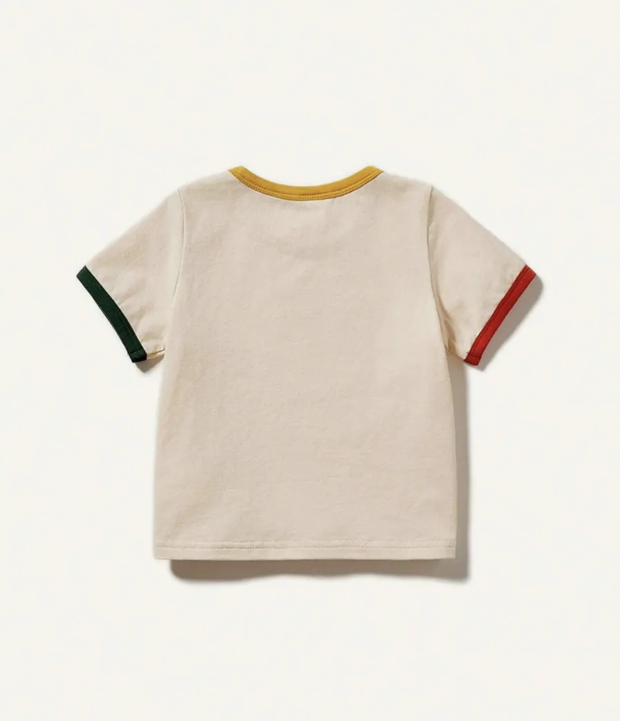 Baci Baci Soft Knit Color Block Tee
