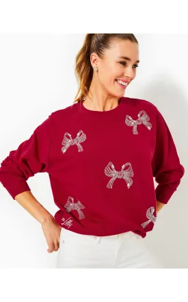 Ballad Cotton Sweatshirt Malbec Red