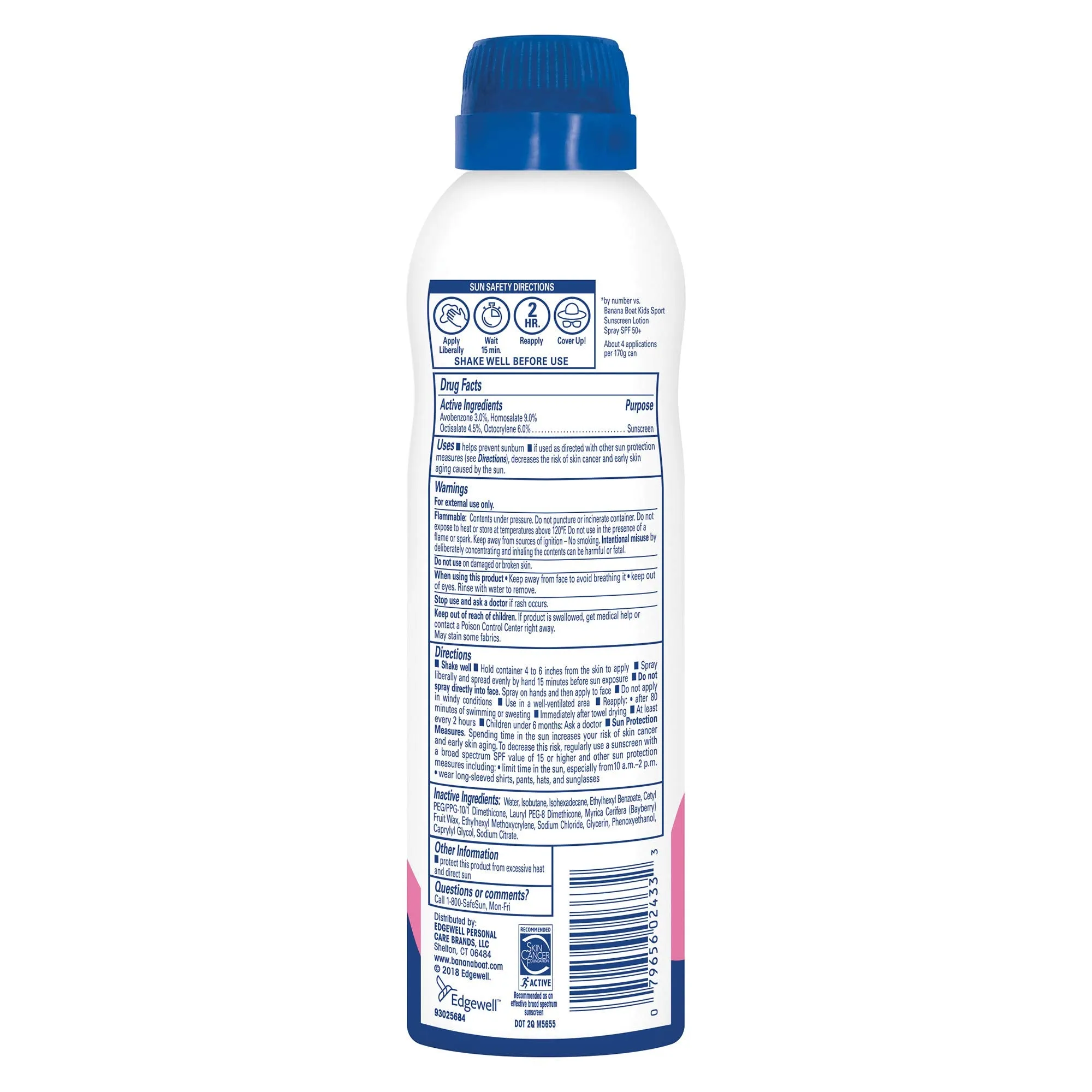 Banana Boat Baby Mineral Enriched Sunscreen Spray SPF 50 