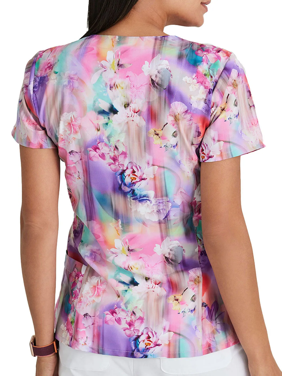 Barco One - Women’s Thrive Print V-Neck Scrub Top