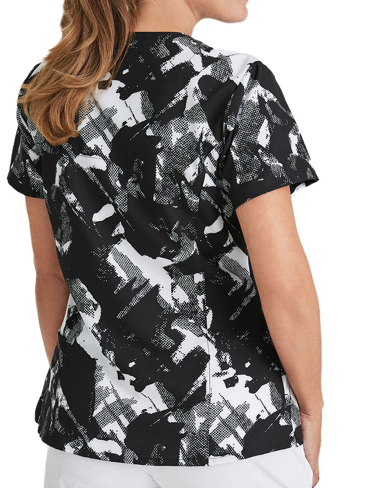 Barco One - Women’s Thrive Print V-Neck Scrub Top