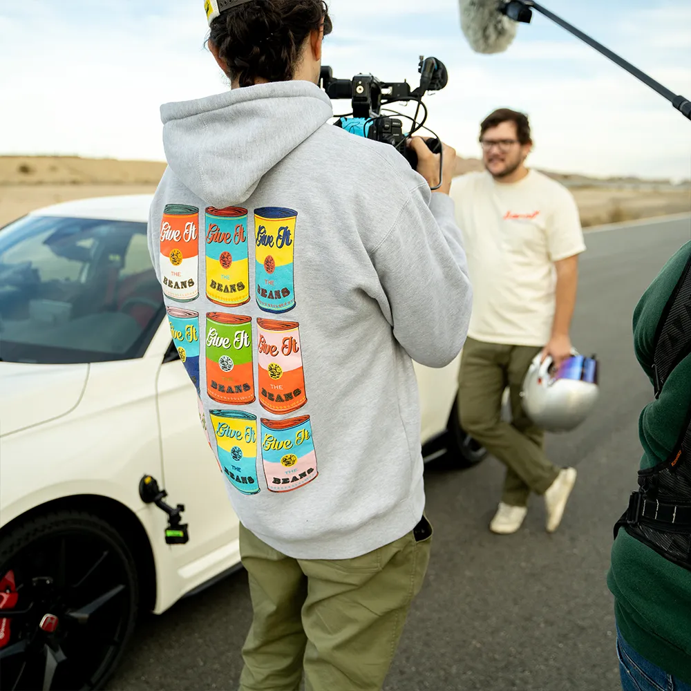 Beans Can Hoodie - Grey