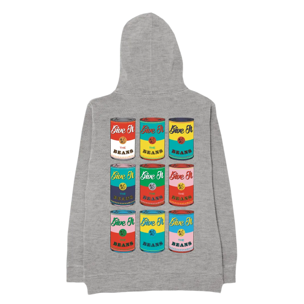 Beans Can Hoodie - Grey