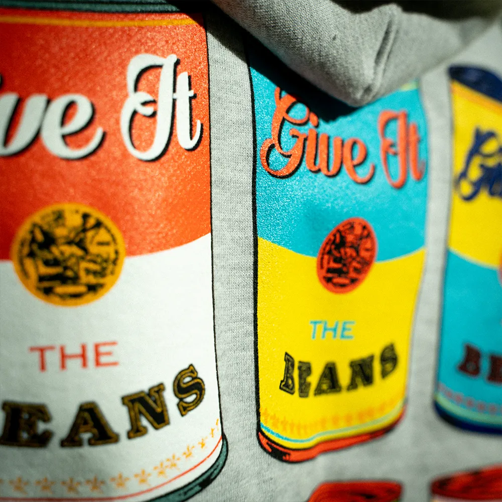 Beans Can Hoodie - Grey