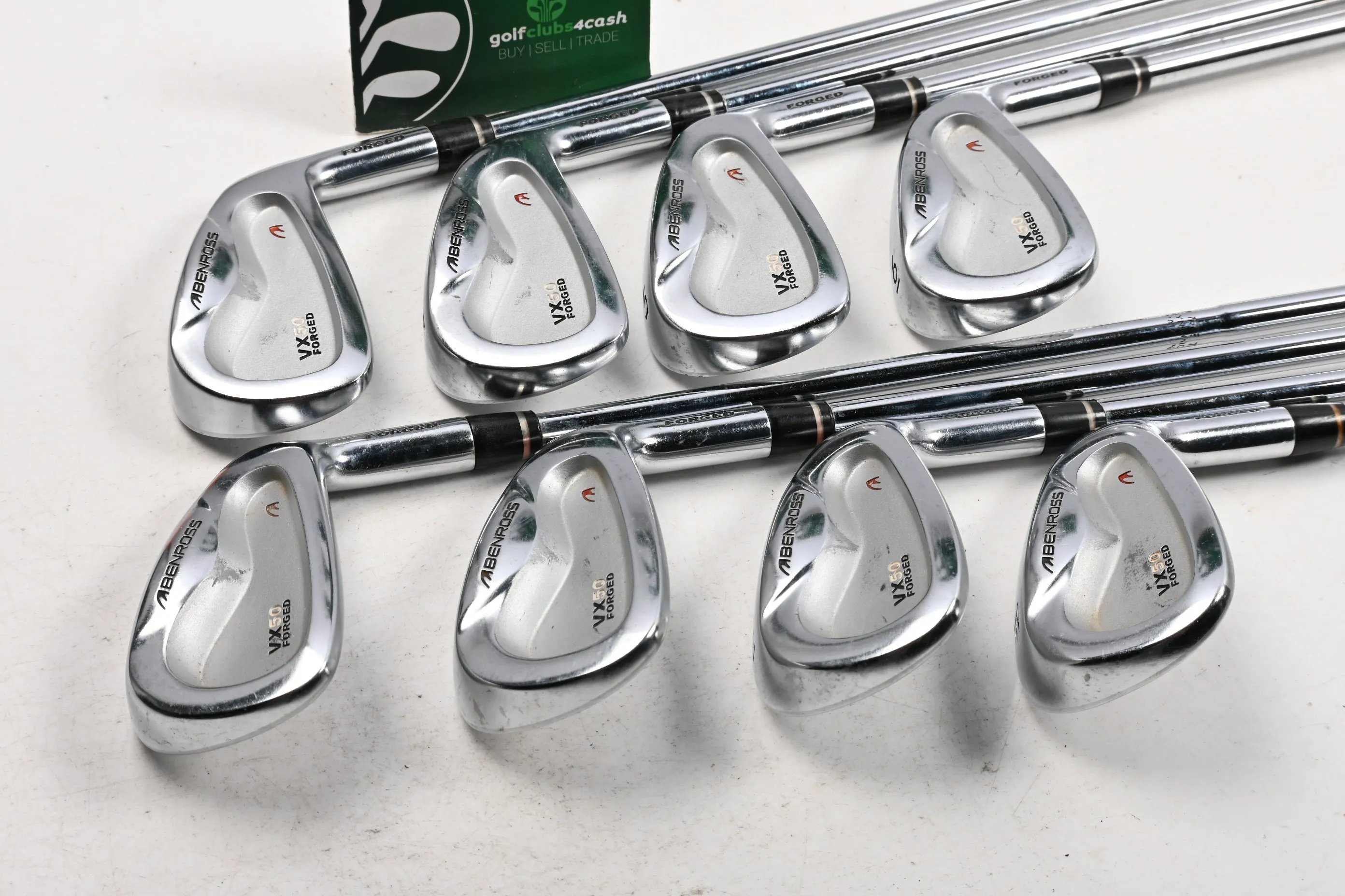 2012 Benross VX50 Forged Irons Set, 3-PW, Regular Flex Dynamic Gold R300 Shafts
