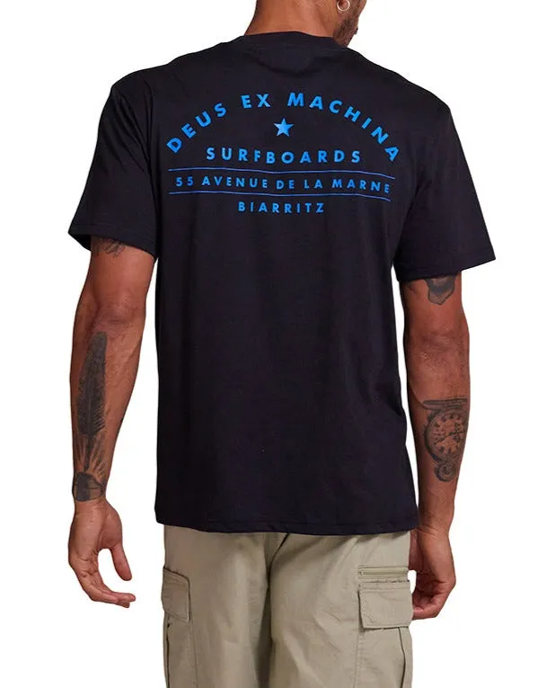 Biarritz Surf Tee - Black