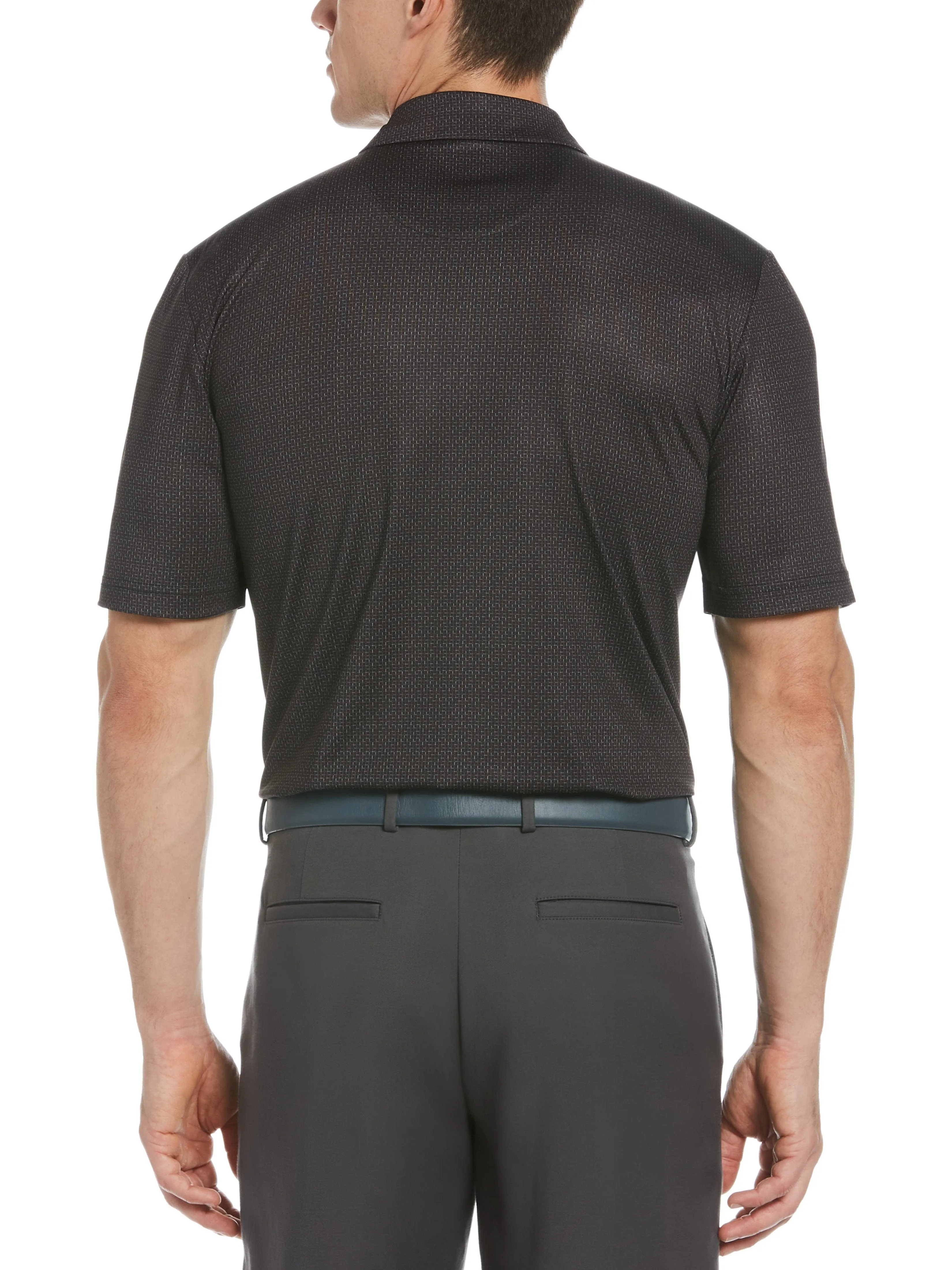 Big & Tall Allover Grid Polo