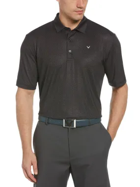 Big & Tall Allover Grid Polo