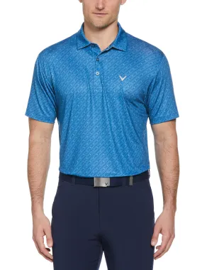 Big & Tall Chevron Print Golf Polo