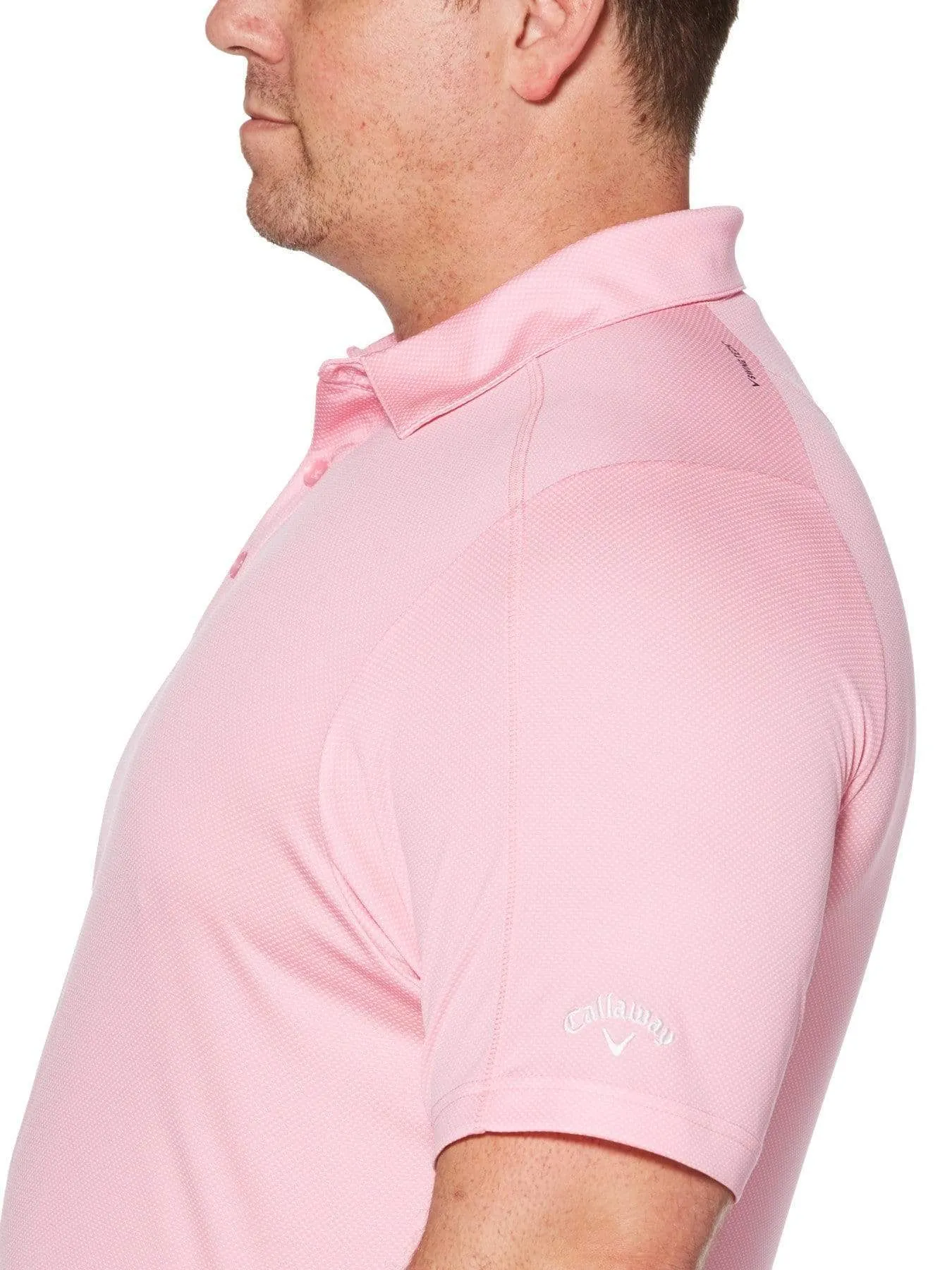 Big & Tall Jacquard Swing Tech™ Polo