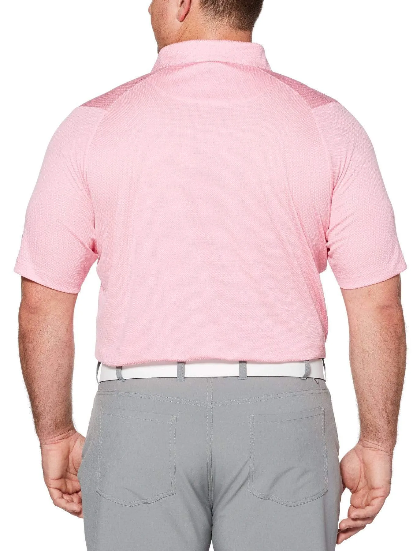 Big & Tall Jacquard Swing Tech™ Polo