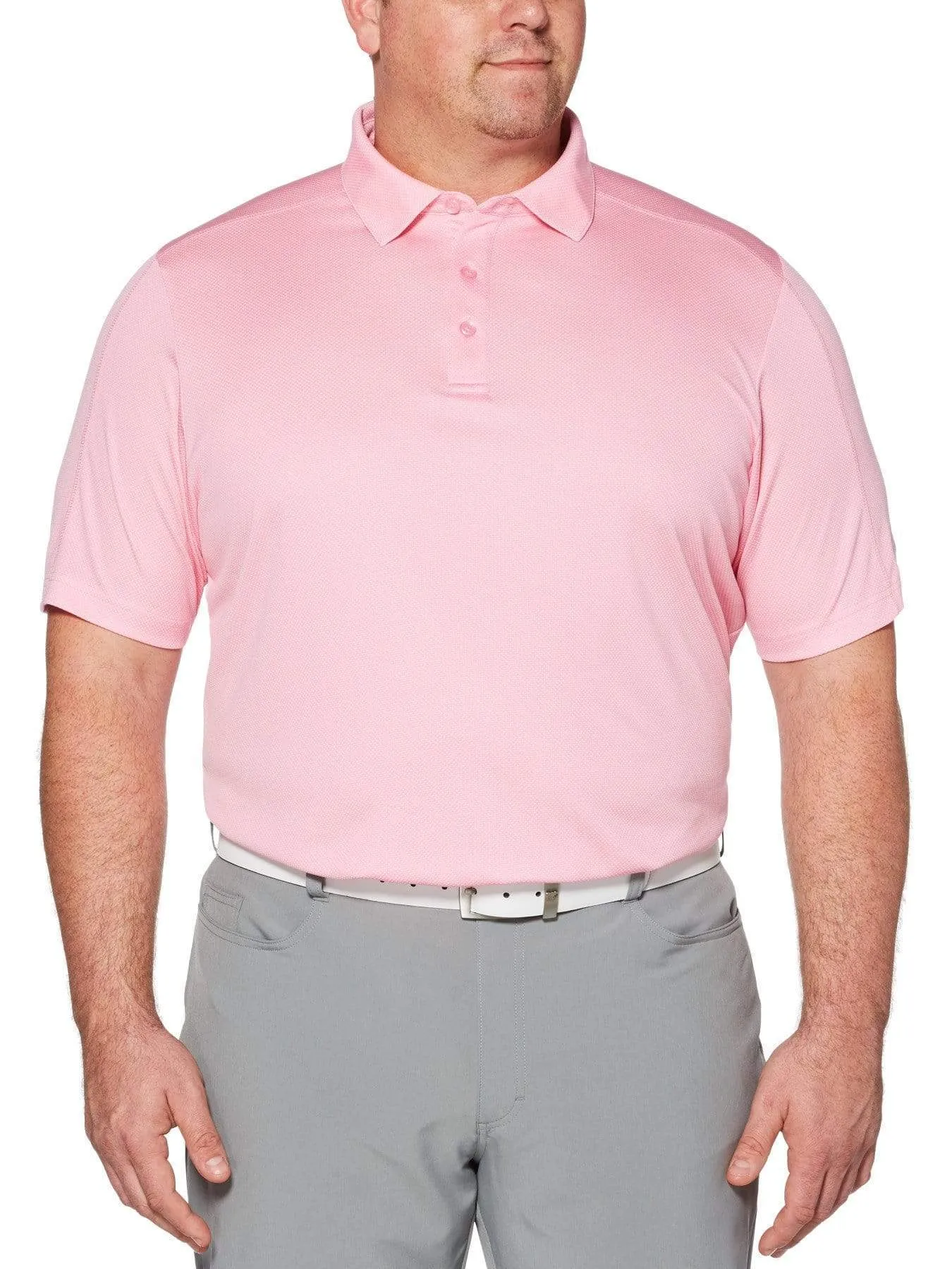 Big & Tall Jacquard Swing Tech™ Polo