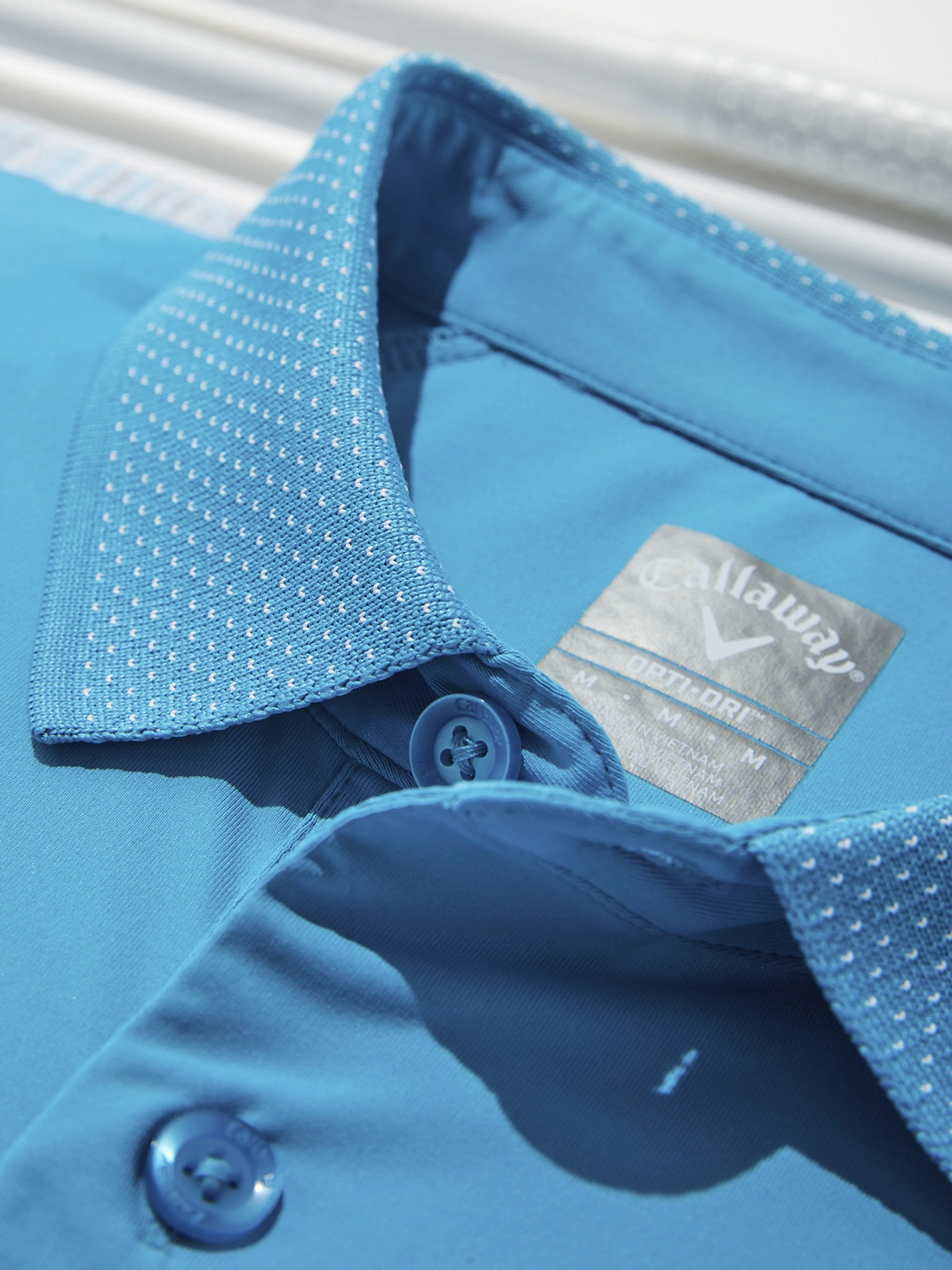 Big & Tall Swing Tech™ Birdseye Racer Stripe Polo