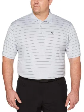 Big & Tall Ventilated Stripe Polo