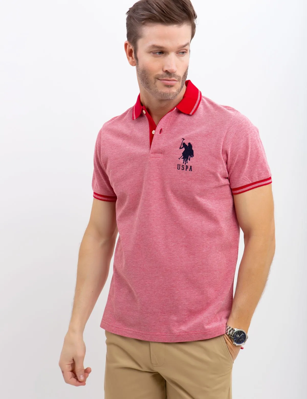 BIRDSEYE PIQUE POLO SHIRT