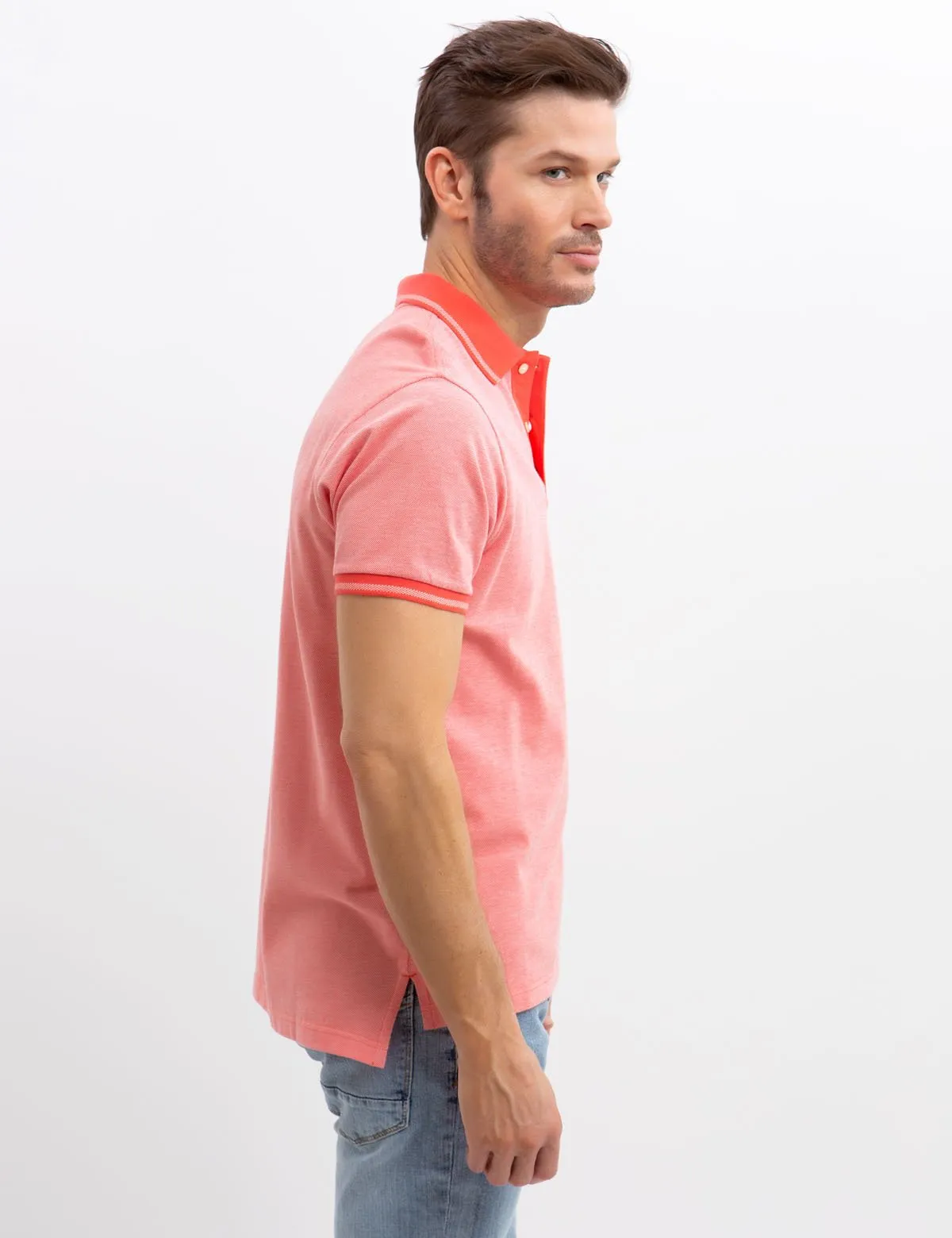 BIRDSEYE PIQUE POLO SHIRT