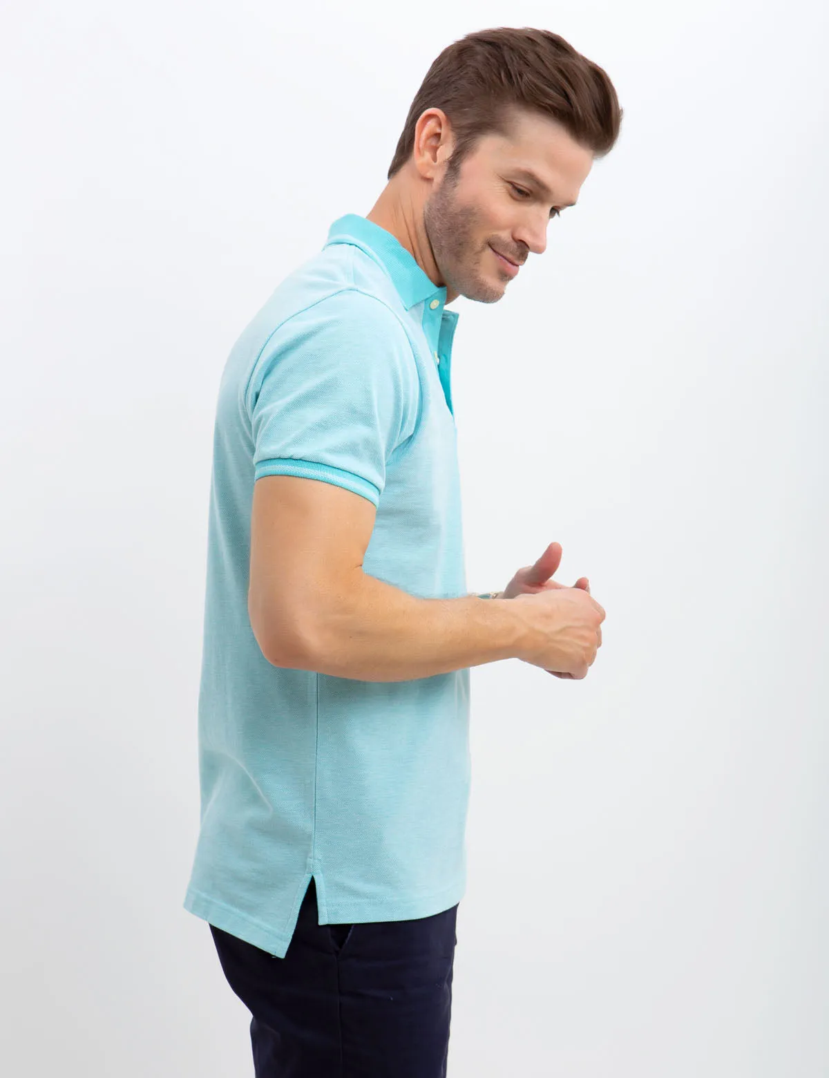 BIRDSEYE PIQUE POLO SHIRT