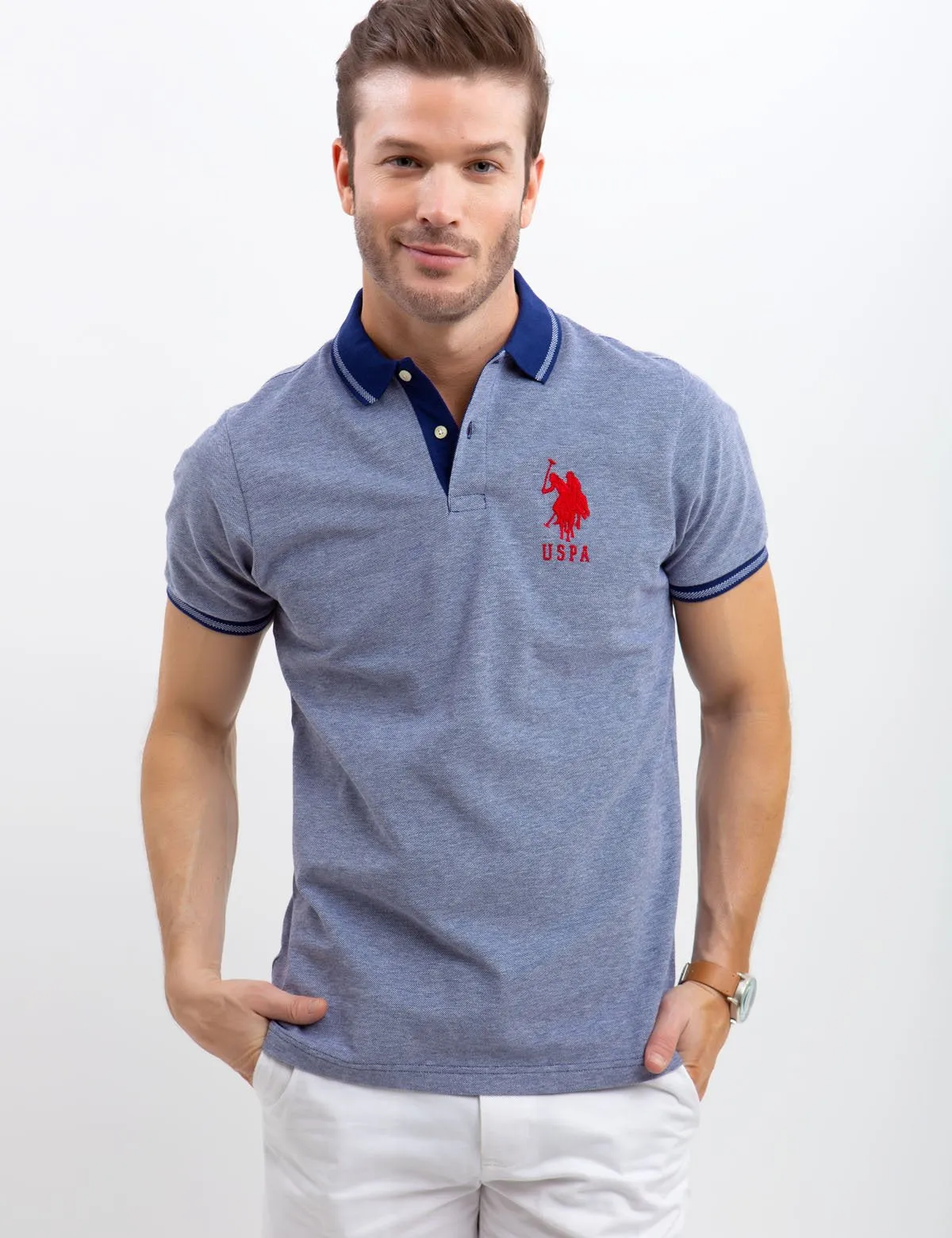 BIRDSEYE PIQUE POLO SHIRT