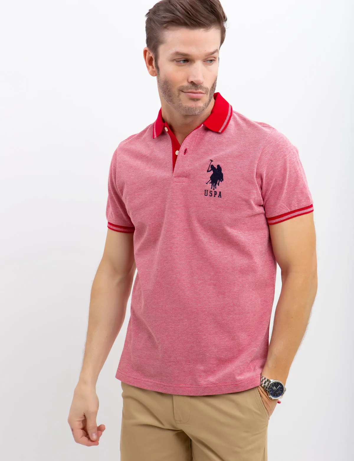 BIRDSEYE PIQUE POLO SHIRT