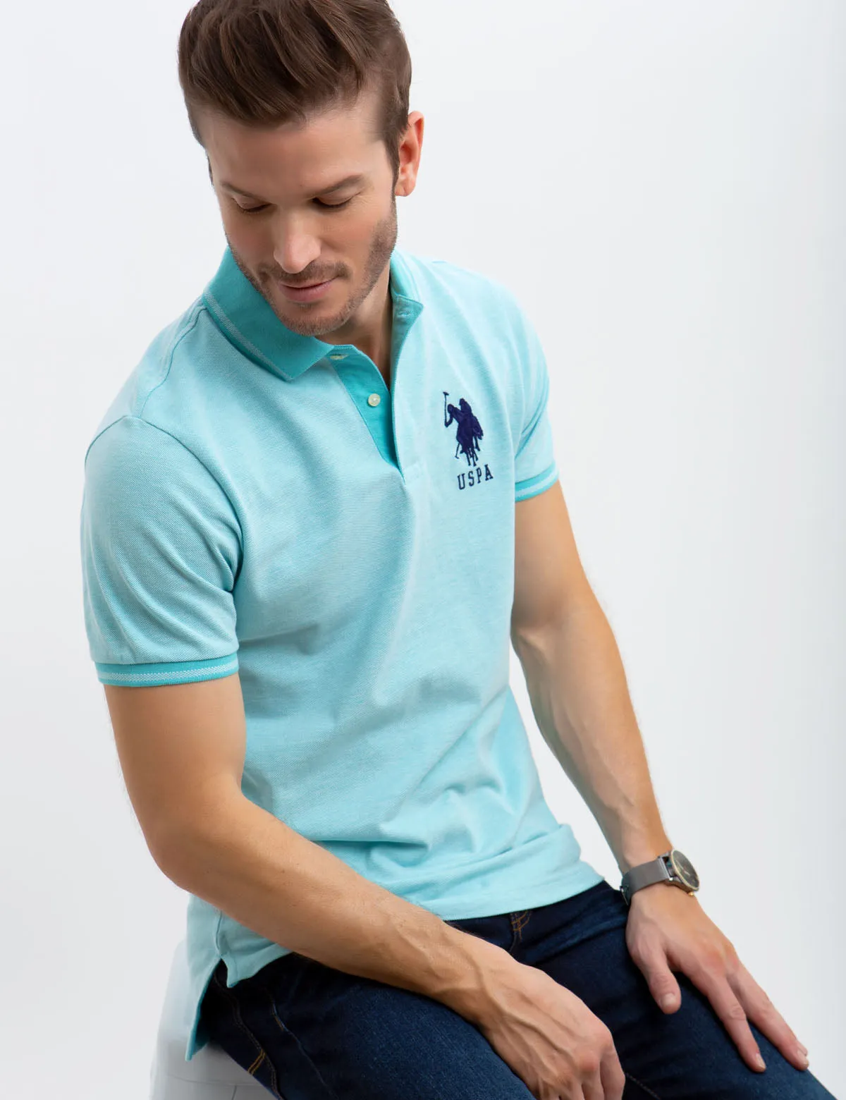 BIRDSEYE PIQUE POLO SHIRT