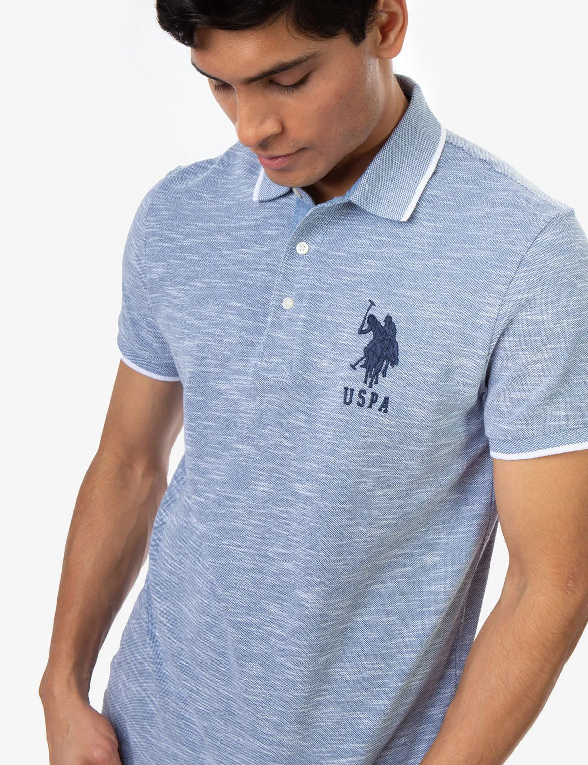 BIRDSEYE SLUB POLO SHIRT