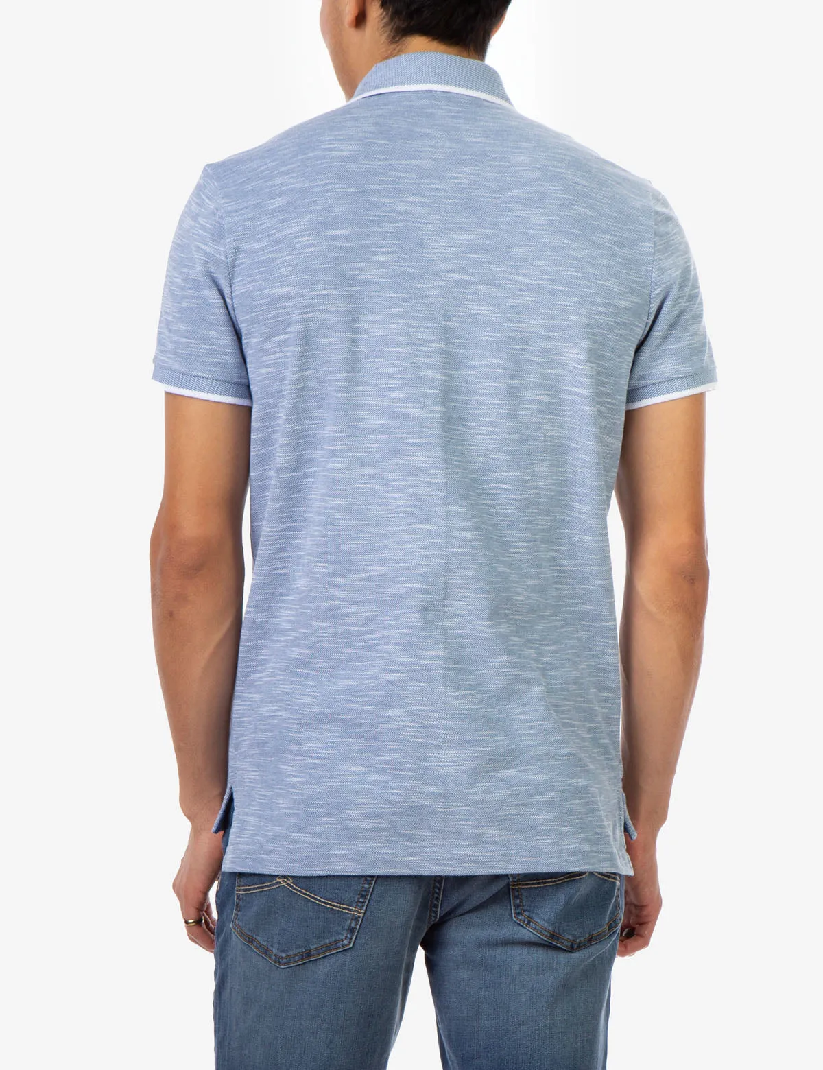 BIRDSEYE SLUB POLO SHIRT
