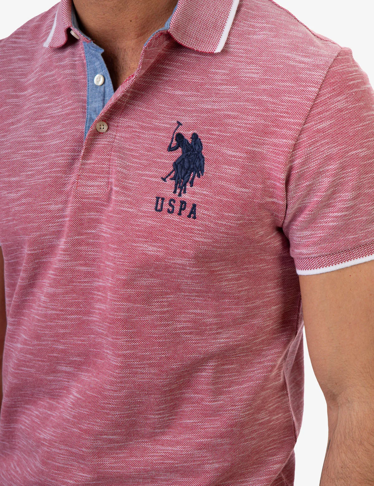 BIRDSEYE SLUB POLO SHIRT