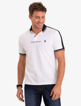BLACK MALLET SHAWL COLLAR POLO SHIRT