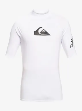 Boys 2-7 All Time Short Sleeve Upf 50 Rashguard - White