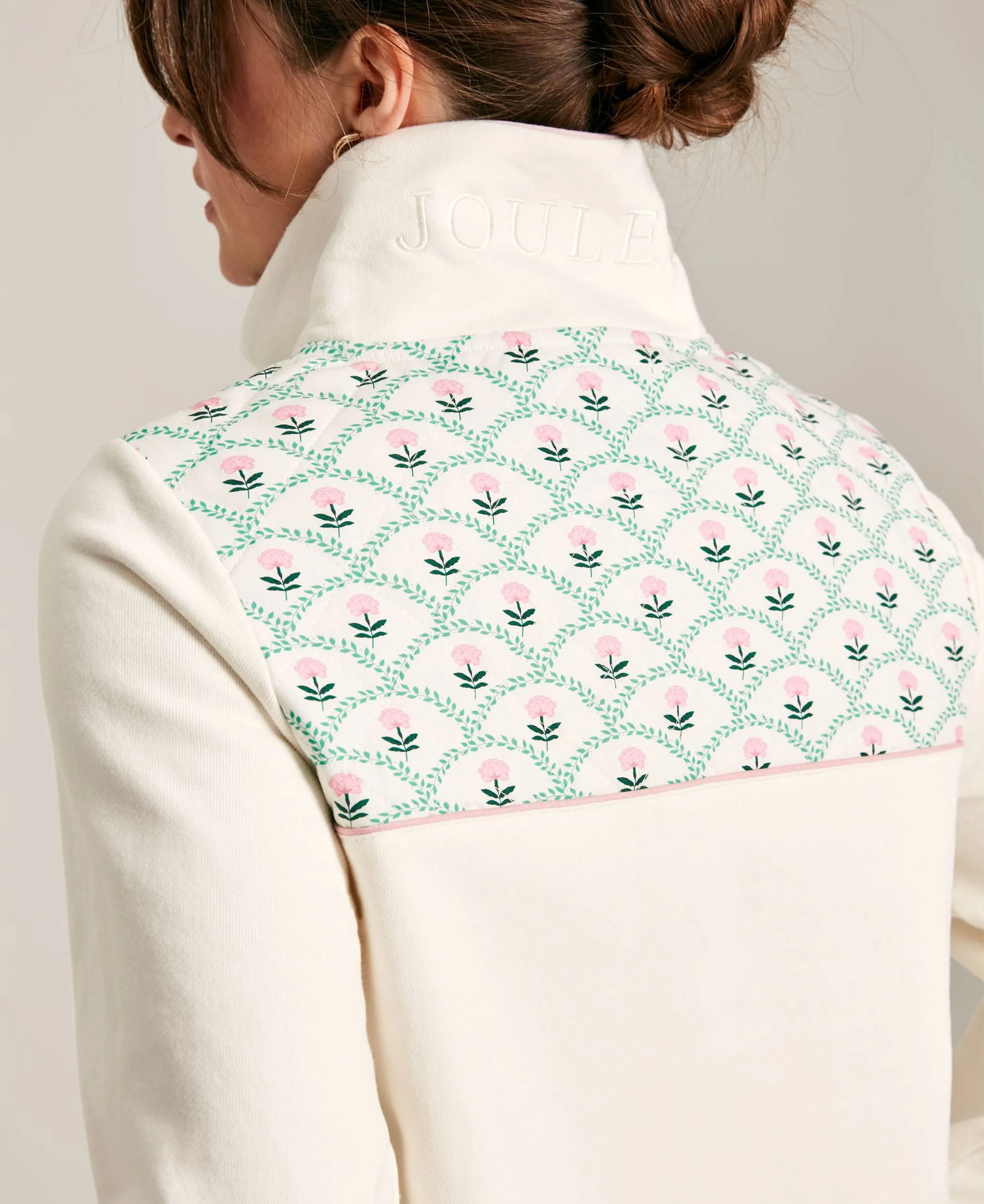 Burnham Funnel Neck Sweatshirt - Cream